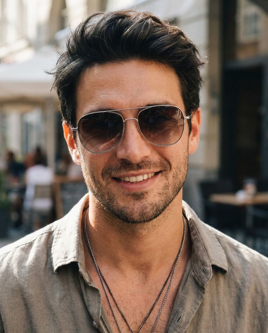 Boléro Jett — Metal Aviator Sunglasses