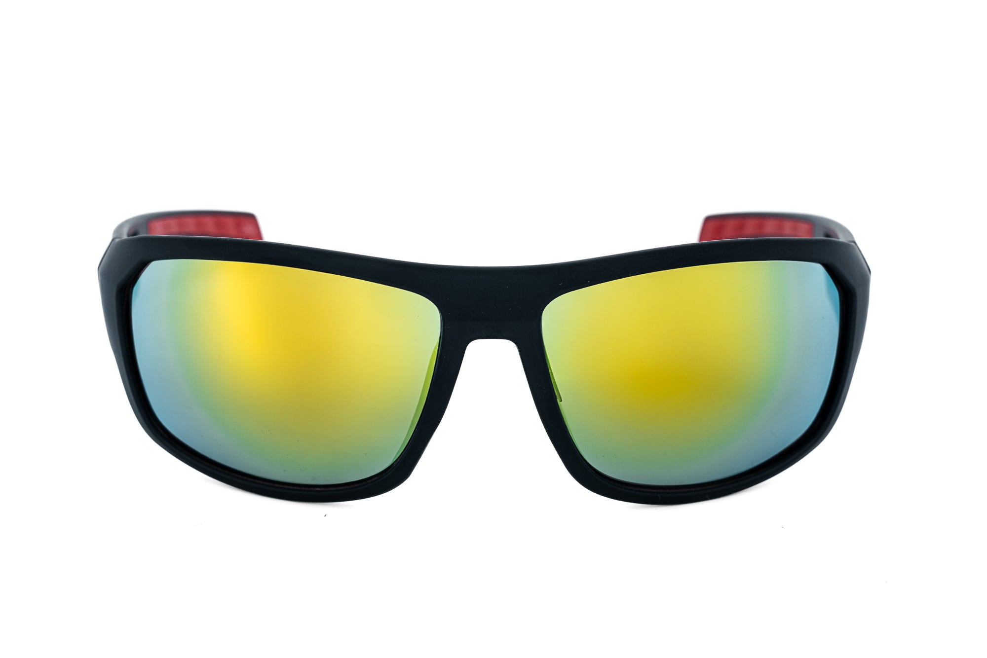 Gun Metal Red Tip / Yellow Mirror