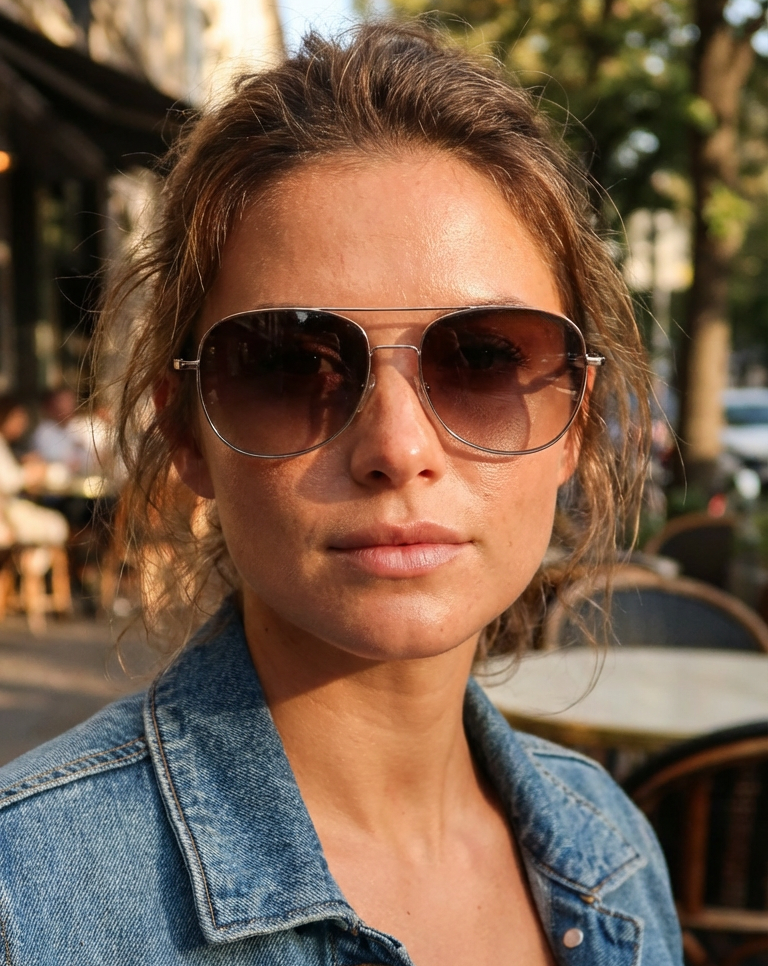 Boléro Jett — Metal Aviator Sunglasses