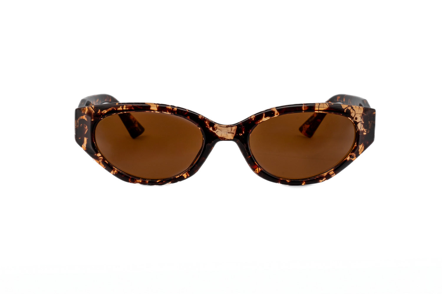 Amber Tortoise / Dark Brown