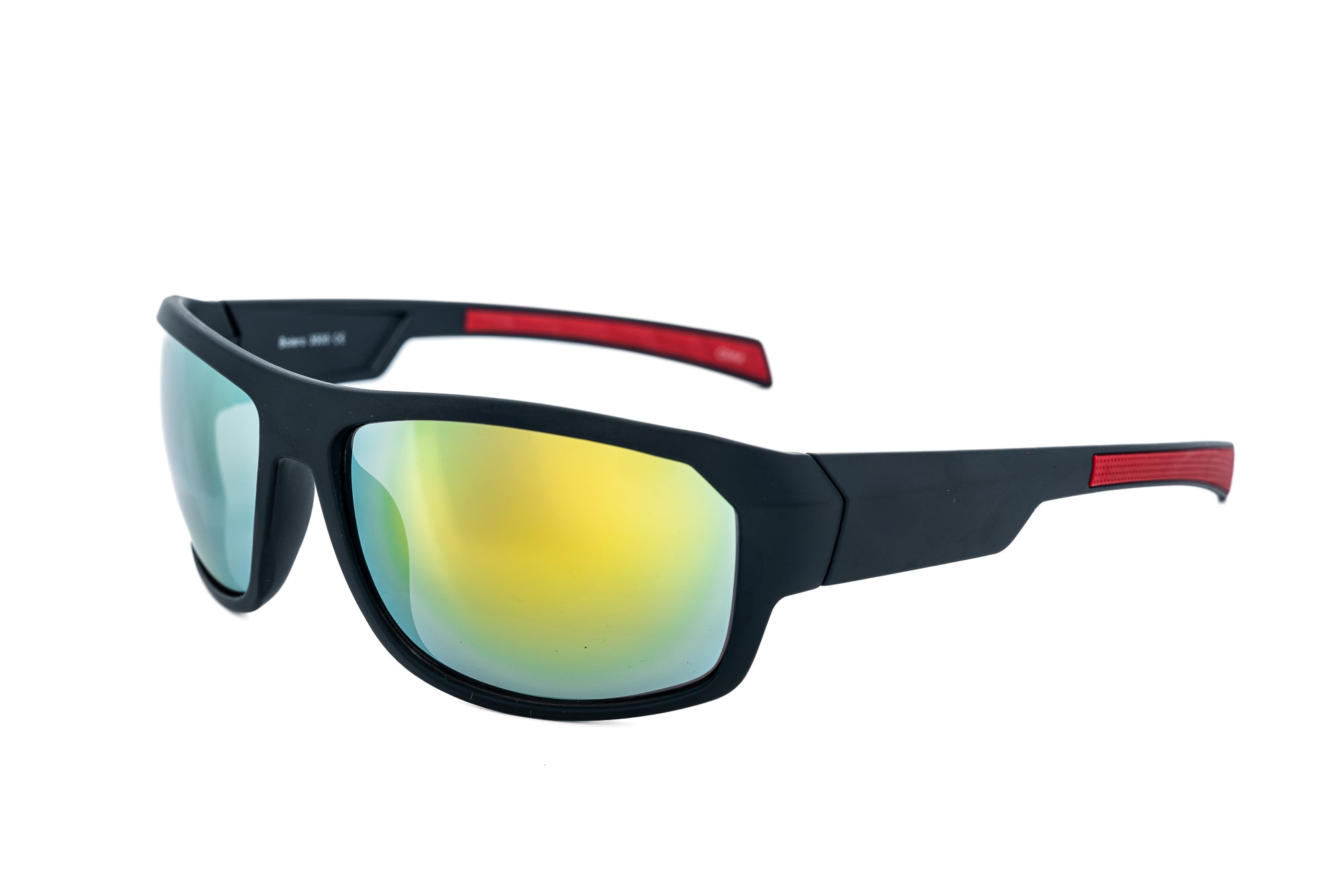 Gun Metal Red Tip / Yellow Mirror
